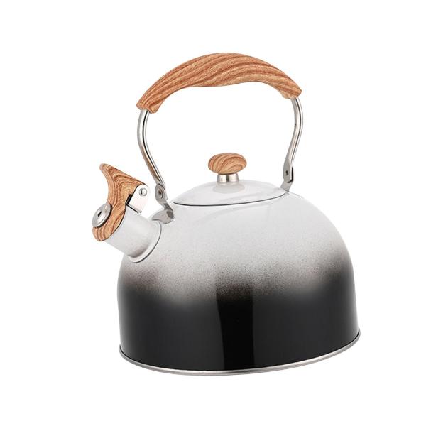 ブラック コンロケトル アウトドア笛吹ケトルキャンプティーコーヒーポット