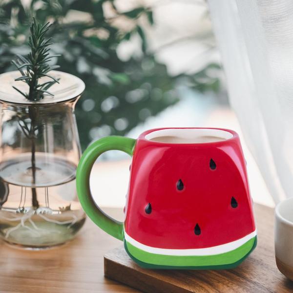 フルーツの形のコーヒーマグ 3D フルーツカップティーカップ愛らしいコーヒーミルクマグモーニングカップ紅茶飲料ミルク水記念日ギフト