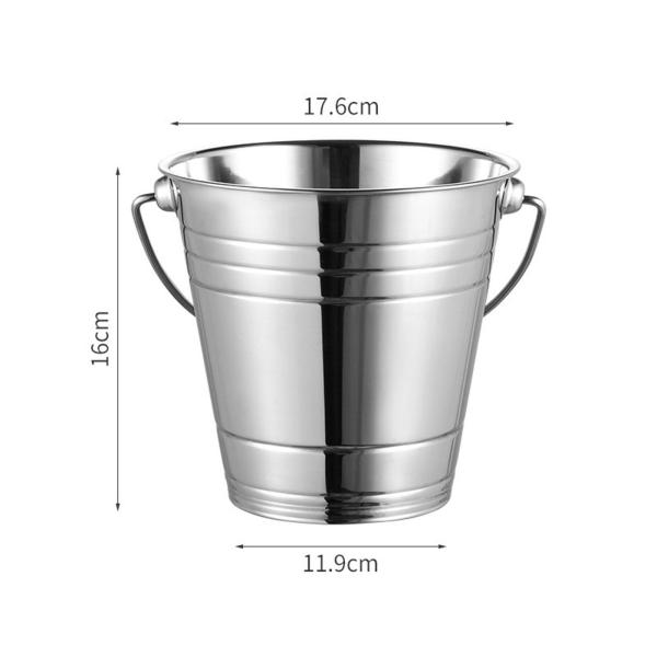 アイスバケツ ビールバケツ 氷を長時間冷たく保ちます 金属製飲料タブ