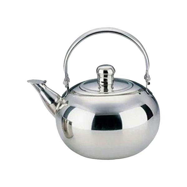 2.5L 蓋付きティーケトル キッチン大容量ステンレスティーケトル