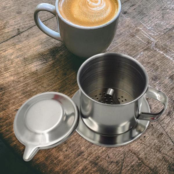 ベトナムコーヒーフィルター 軽量コーヒードリップフィルター キャンプ カフェ バー用 8Q