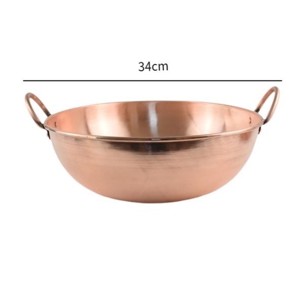 【特大 槌目仕上げ】製菓製パン用 銅鍋 φ45cm プロ仕様 業務用 本格道具 特大 槌目仕上げ】製菓製パン用 銅鍋 φ45cm プロ仕様 業務用 本格