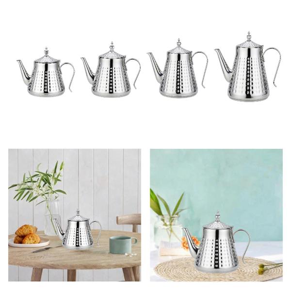 ステンレススチール製ティーケトル ティーメーカー 家庭用 少人数の集まり 屋内 屋外用 1.1L