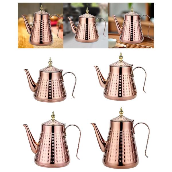 ステンレススチール ティーケトル ウォーターボイラー ウォーターケトル キャンプ 家庭用 ディナー用 1.1L