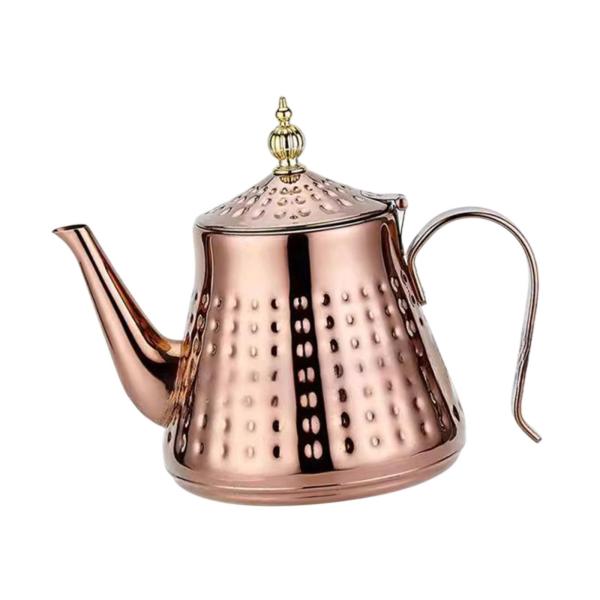 ステンレススチール ティーケトル ウォーターボイラー ウォーターケトル キャンプ 家庭用 ディナー用 1.1L