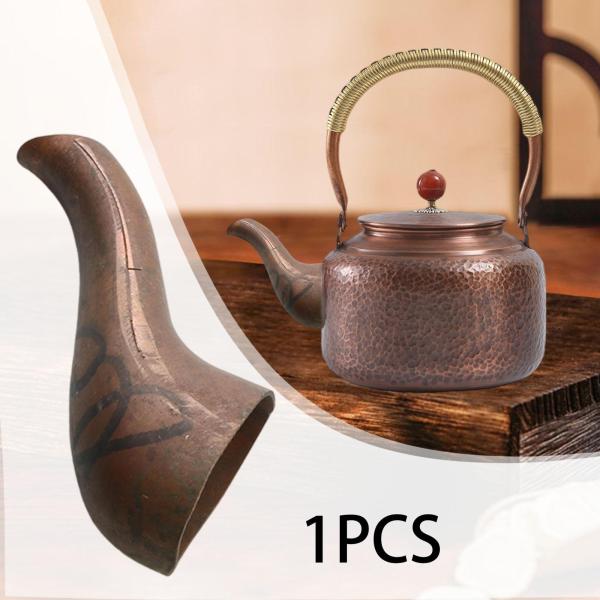 銅製ティーケトル交換用注ぎ口 取り付け簡単 金属製注ぎ口 ティーポットパーツ 8.5x3.5 cm