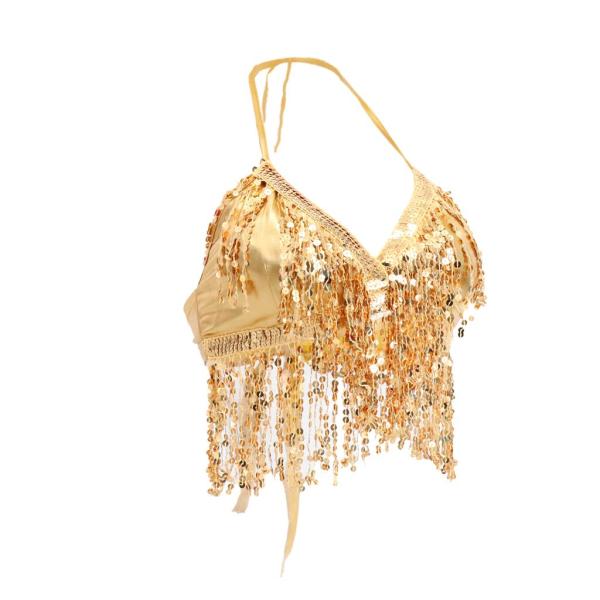  綺麗な ベリーダンス ブラジャー 胸   ストラップ付き  舞台衣装 全５色  - 