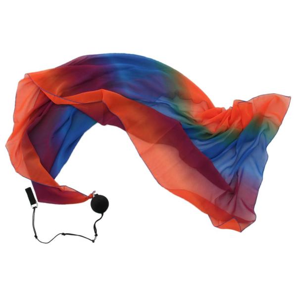 ペアベールポイスローボールイミテーションシルク調節可能チェーンベリーダンス用6