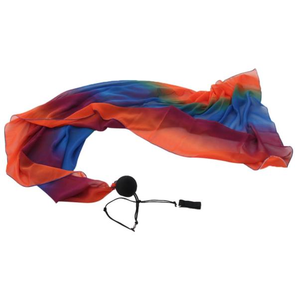 ペアベールポイスローボールイミテーションシルク調節可能チェーンベリーダンス用6