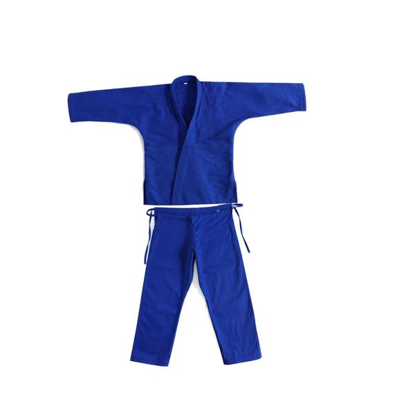 柔道着 通気性 柔術ユニフォーム 競技用 スパーリング トレーニング用 ブルー 175cm