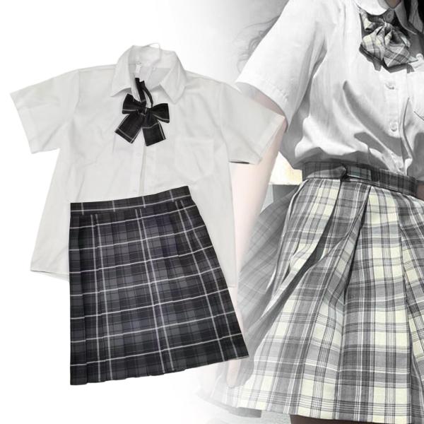 JK スクール制服 スカートセット 女の子 プリーツスカート ショッピング 旅行用 衣装 S