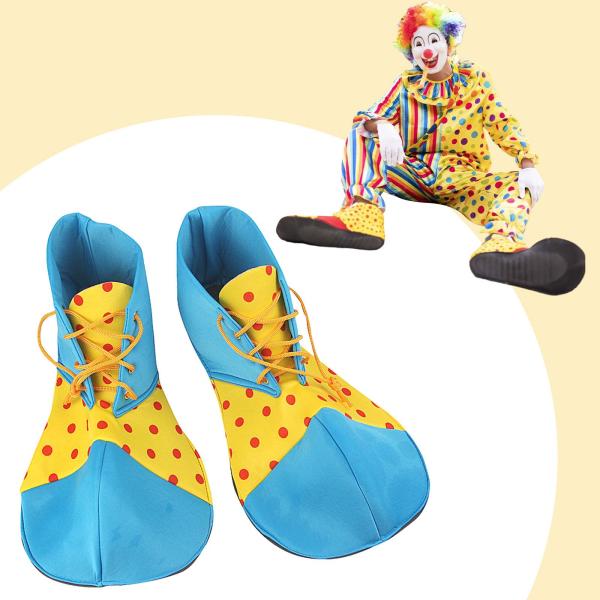 ハロウィン ピエロシューズ コスプレ小道具 フェスティバル ホリデー ロールプレイング用 Lサイズ 1足