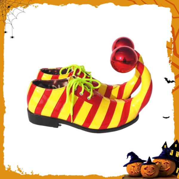 ハロウィンコスチューム ピエロシューズ ロールプレイ ステージパフォーマンス パーティー用 フットウェア サイズ39