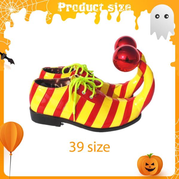 ハロウィンコスチューム ピエロシューズ ロールプレイ ステージパフォーマンス パーティー用 フットウェア サイズ39