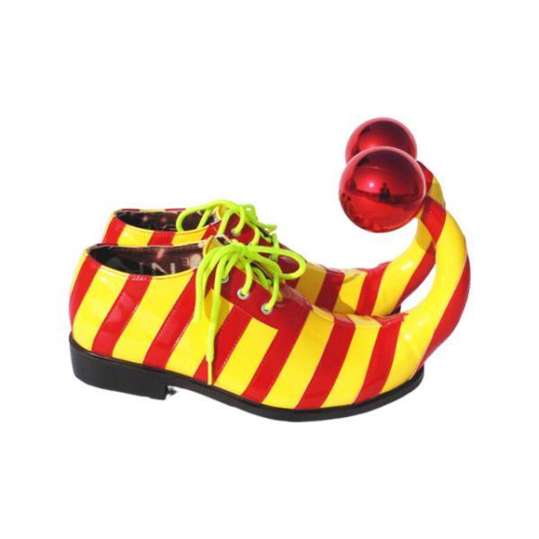 ハロウィンコスチューム ピエロシューズ ロールプレイ ステージパフォーマンス パーティー用 フットウェア サイズ39