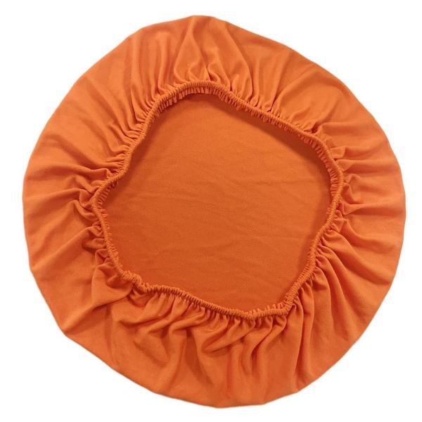 オレンジ ダイニングルームチェアスリップカバー ストレッチチェアカバー