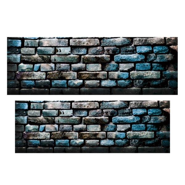3D ブルー デジタル プリント ポリエステル フロア マット グランド ブランケット ホーム 40x120cm