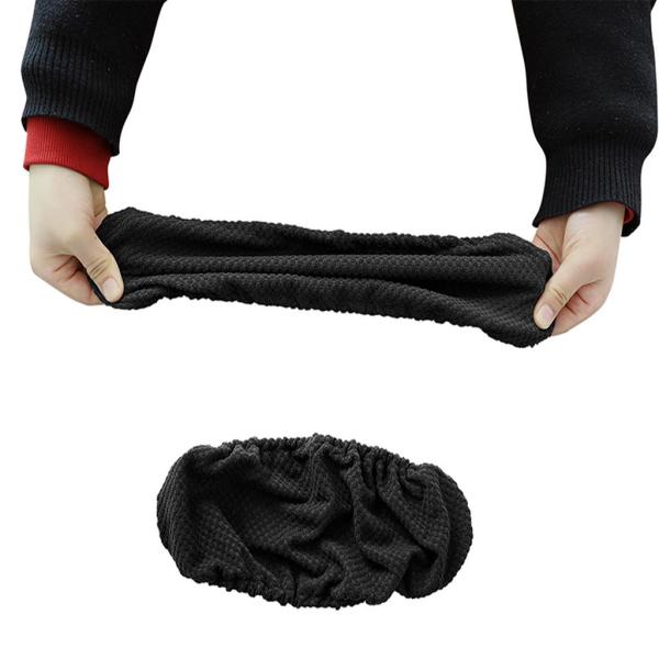 1 ペアのオフィスアームレストスリップカバーカバーパッド (長さ 25-33 センチメートル) , ブラック