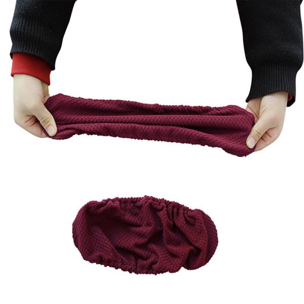 1 ペアのオフィスアームレストスリップカバーカバーパッド (長さ 25-33 センチメートル) , ワインレッド