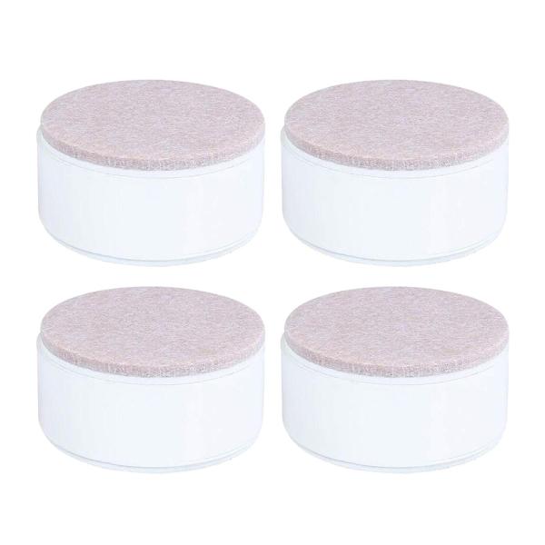 多機能ベッドレイザーワードローブソファフィートーノンブラケットホームアクセサリー , ホワイト32mm