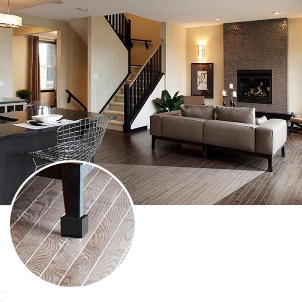 多機能ベッドレイザーワードローブソファフィートーノンブラケットホームアクセサリー , ブラウン32mm