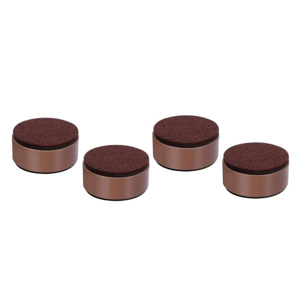 多機能ベッドレイザーワードローブソファフィートーノンブラケットホームアクセサリー , ブラウン32mm