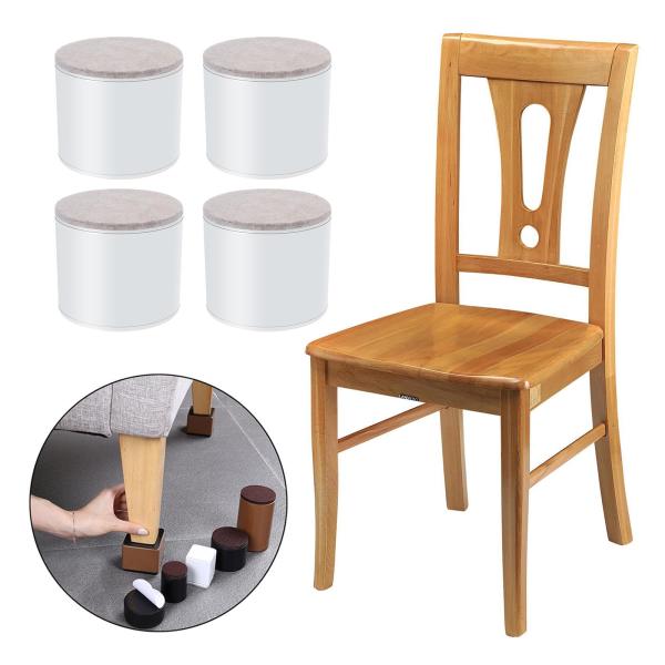 多機能ベッドレイザーワードローブソファフィートーノンブラケットホームアクセサリー , ホワイト52mm