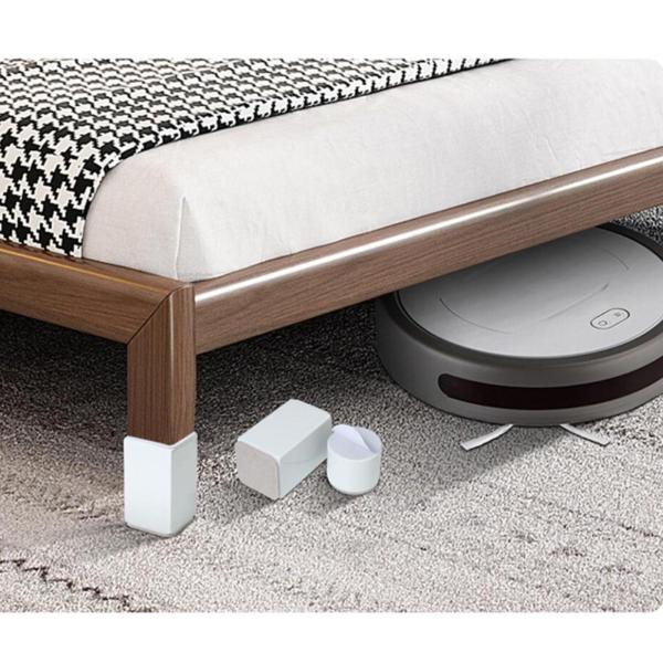 多機能ベッドレイザーワードローブソファフィートーノンブラケットホームアクセサリー , ホワイト52mm