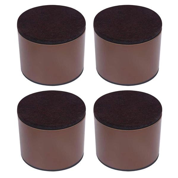 多機能ベッドレイザーワードローブソファフィートーノンブラケットホームアクセサリー , ブラウン52mm