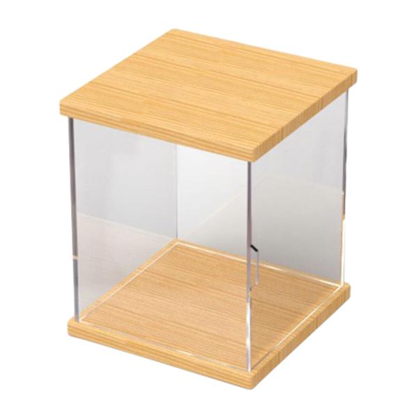 透明アクリルディスプレイケース グッズ人形用 アクションフィギュアディスプレイケース 1層 S