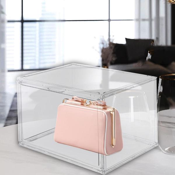 ドア付きアクリルディスプレイケース 帽子 クローゼット 人形用 収納オーガナイザー