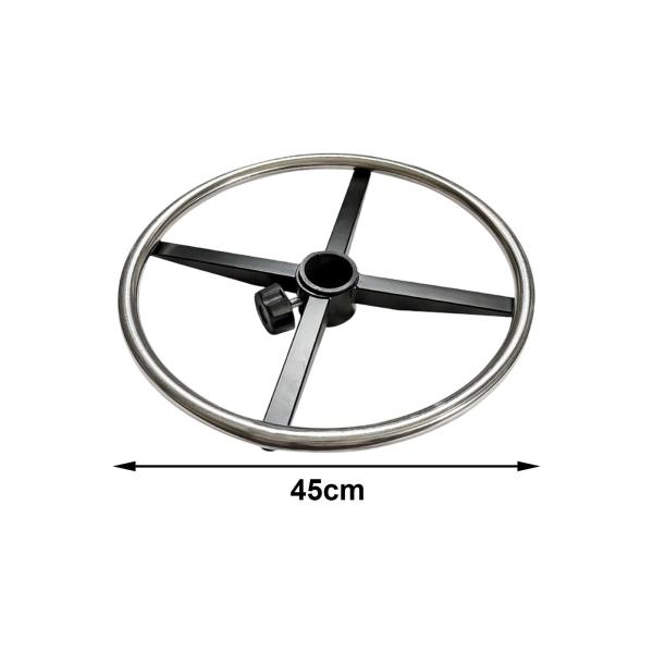 製図用椅子用フットリング 回転式オフィスチェア用フットレストリング プロフェッショナル 45cm オフィスチェア用フットレストリング デザイナーチェア