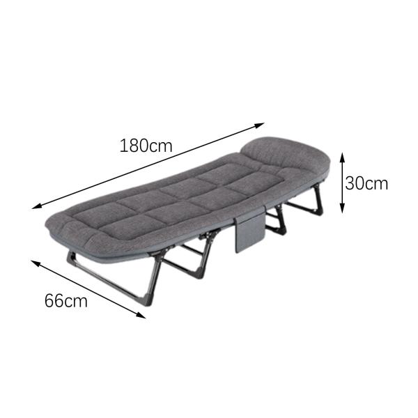 折りたたみベッド キャンプ用コット 快適 ポータブル 丈夫 オフィス ラウンジャー 背もたれ ベッド ラウンジ ホーム キャンプ アパート 睡眠用