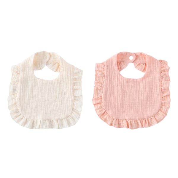 コットン ベビー ビブ 授乳用 よだれかけ 軽量 よだれかけ 幼児用 新生児 ベージュ