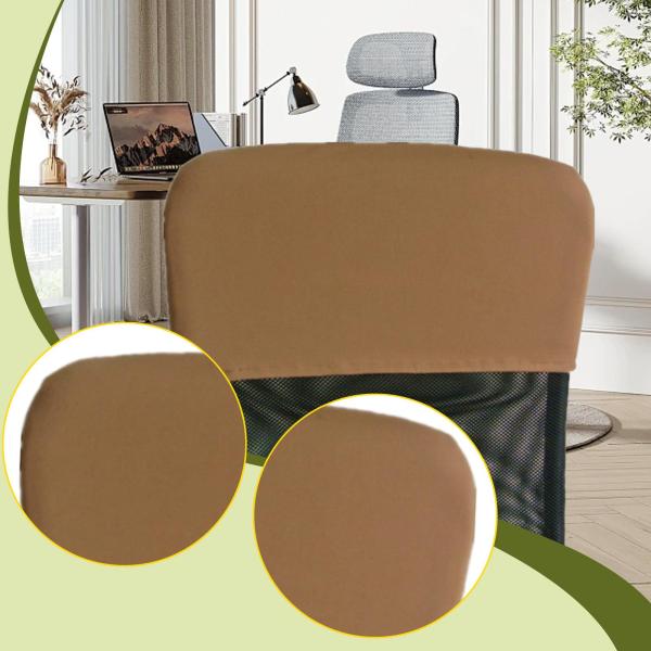 デスクチェアカバー オフィスチェア 背もたれ スリップカバー パーティー オフィス 勉強部屋用 高さ35cm