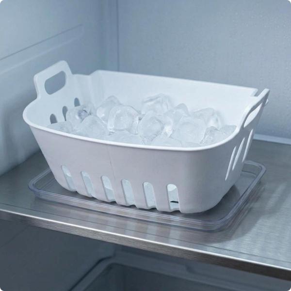 氷収納容器 通気排水対応 部品交換可 トレータイプ 軽量プラスチック 清掃容易 集める力 部品管理 整理性能 家庭、バーカウンター利用時に適用