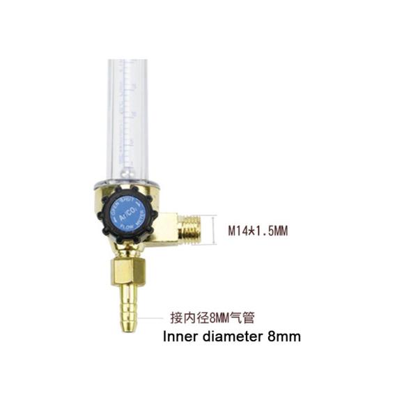 ig溶接ゲージ0.1-25 L / Min 0.35MPAのCO2ガス流量計