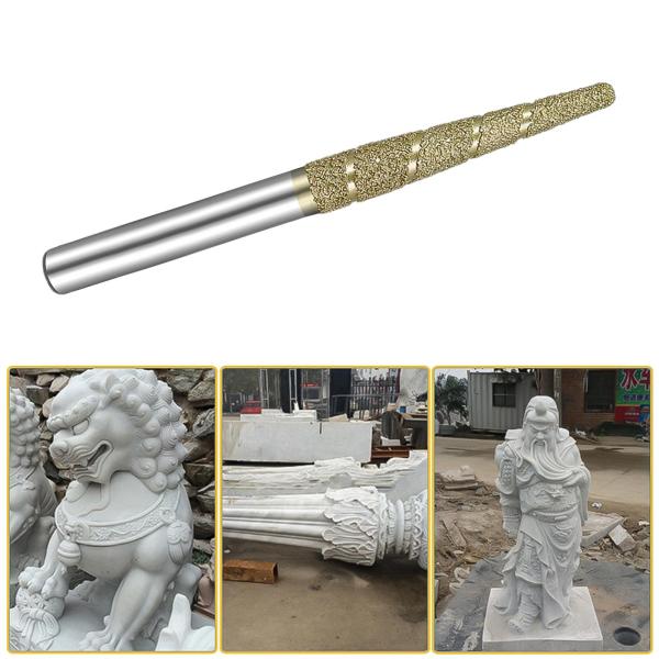 花崗岩用ボールノーズエンドミル彫刻カッターテーパーエンドミル10.3-60