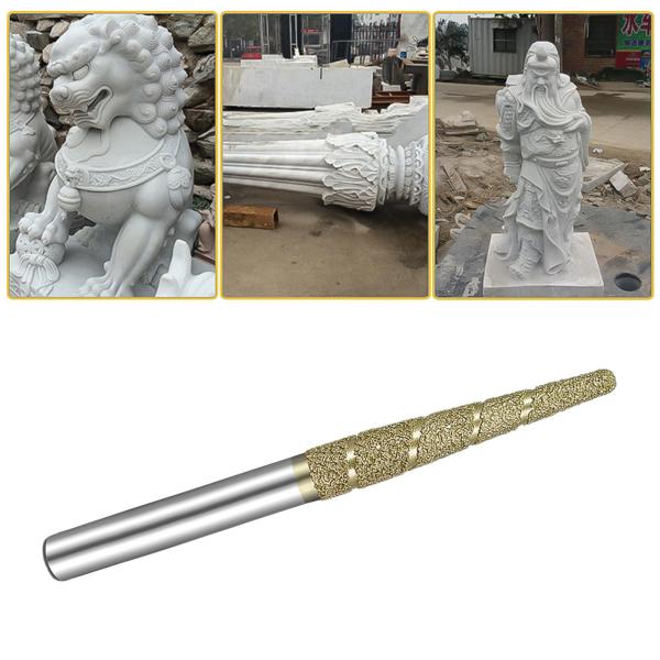 ボールノーズエンドミル彫刻カッター花崗岩用テーパーエンドミル10.6-80