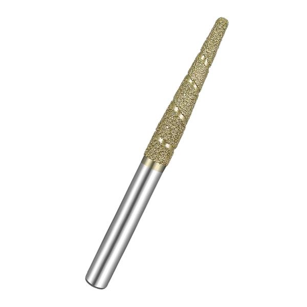 ボールノーズエンドミル彫刻カッター花崗岩用テーパーエンドミル10.6-80