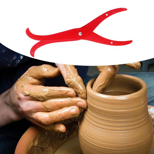 曲げ脚キャリパー粘土測定陶器ツール陶器粘土キャリパー、正確な測定