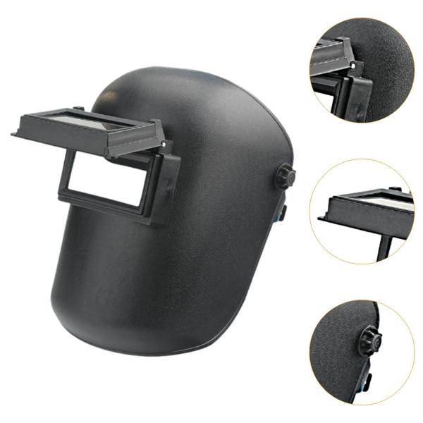 フリップフロント溶接マスク溶接マスクフードダスト抵抗性大きな景色180°回転調整フェイスシールドポータブル汎用性