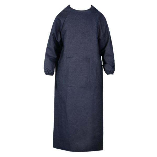 溶接用エプロン 便利な長袖エプロン 溶接工 男性 女性  長さ135cm