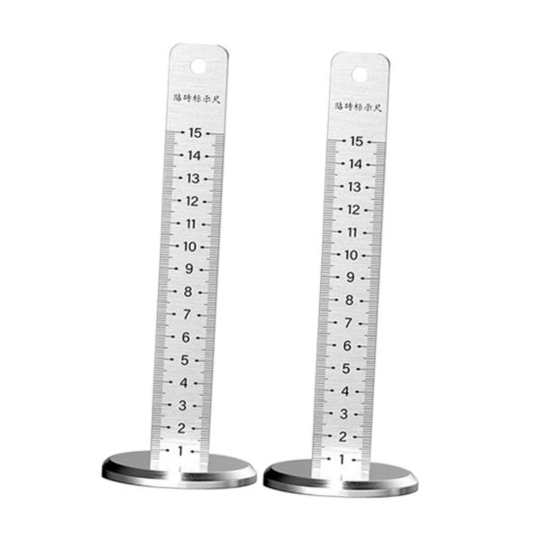 等高定規 クリアスケール 垂直レベル ポータブル 装飾 グラデーション 2個