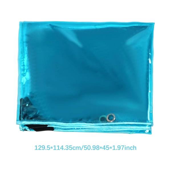 フォークリフトカバー ユニバーサル 日焼け防止 屋外保護 51インチx45インチ 防雨 簡単設置 半透明レインカバー