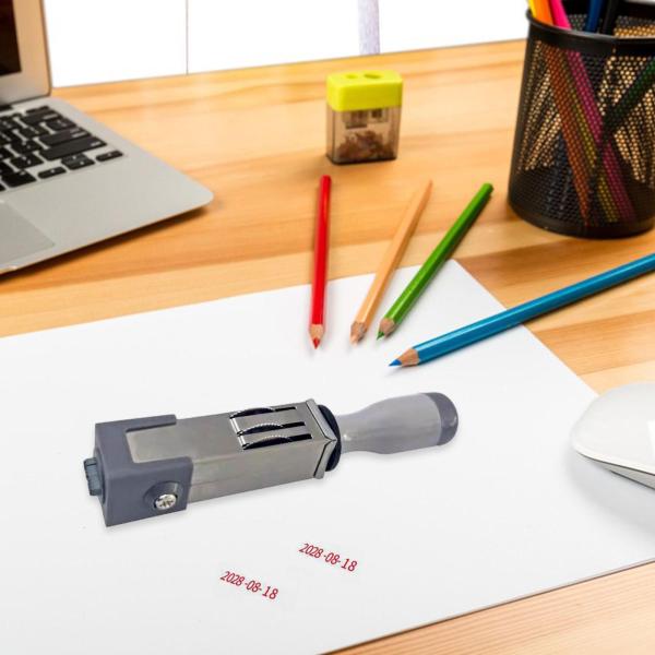 小さな日付スタンプ 調整可能 スクラップブック ドキュメント DIY クラフトに使いやすい 10x2mm