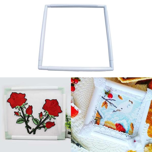 クロスステッチフレーム刺繍ラップフープリングプラスチック縫製ツール27.9cm