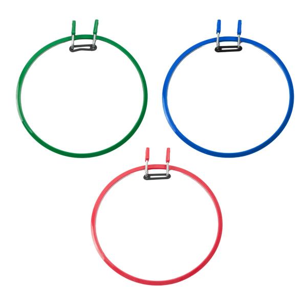 刺繍枠 クロスステッチ スプリングテンションフレーム 大人用 DIY ディスプレイ用品 緑