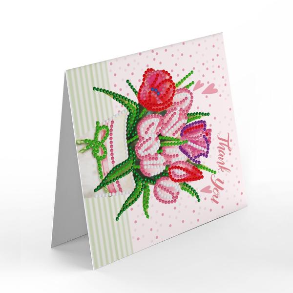 祭りの子供のための12個のグリーティングカードラインストーンダイヤモンド絵画