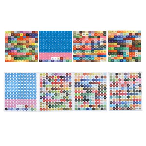 447色数 ステッカー デカール ダイヤモンド ペインティング アクセサリー 収納 容器 アート